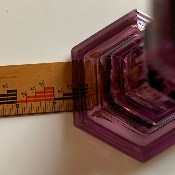 ❤️ Vintage Amethyst Pressed Glass Candlesticks - Sandwich Glass Repro from MMA - Picture 12 of 13